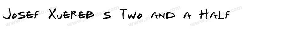 Josef Xuereb s Two and a Half Men字体转换